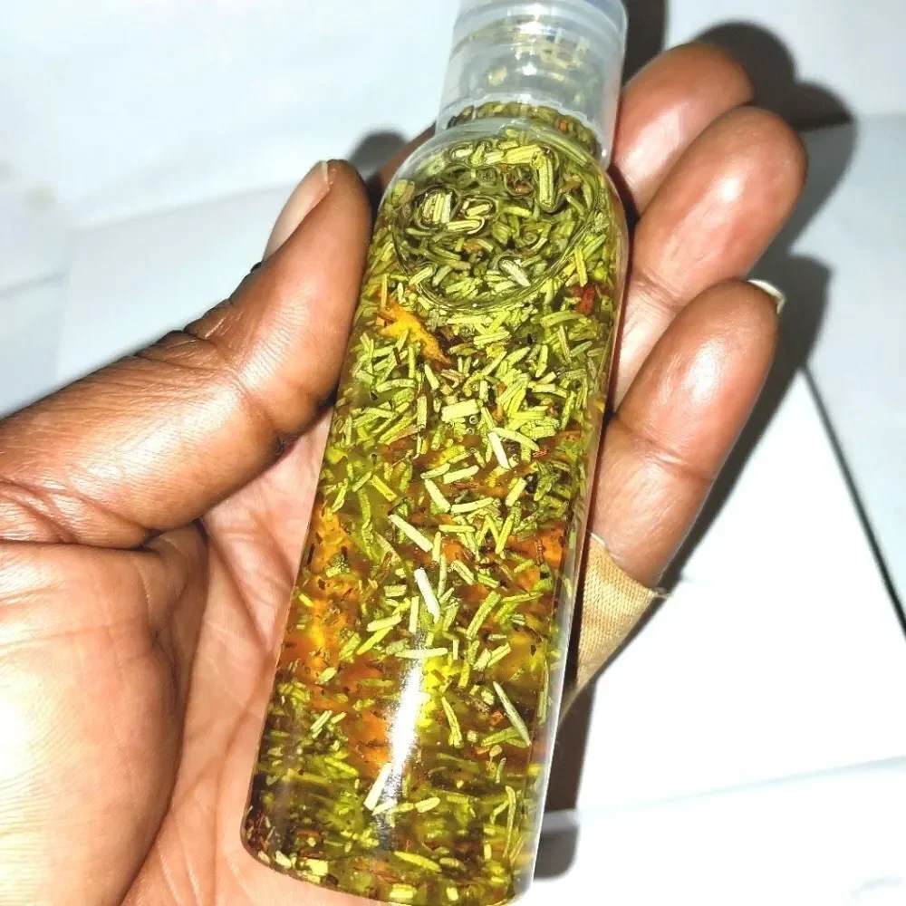 Hand crafted organic Lilium and Rosemary herbal body glaze